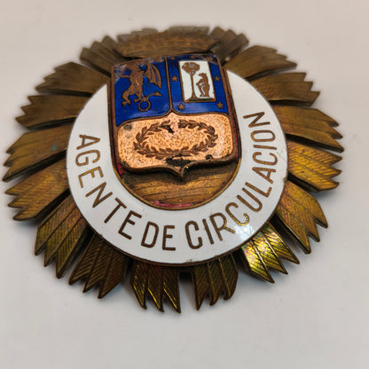 Spanish Police Badge. Franco's Period.