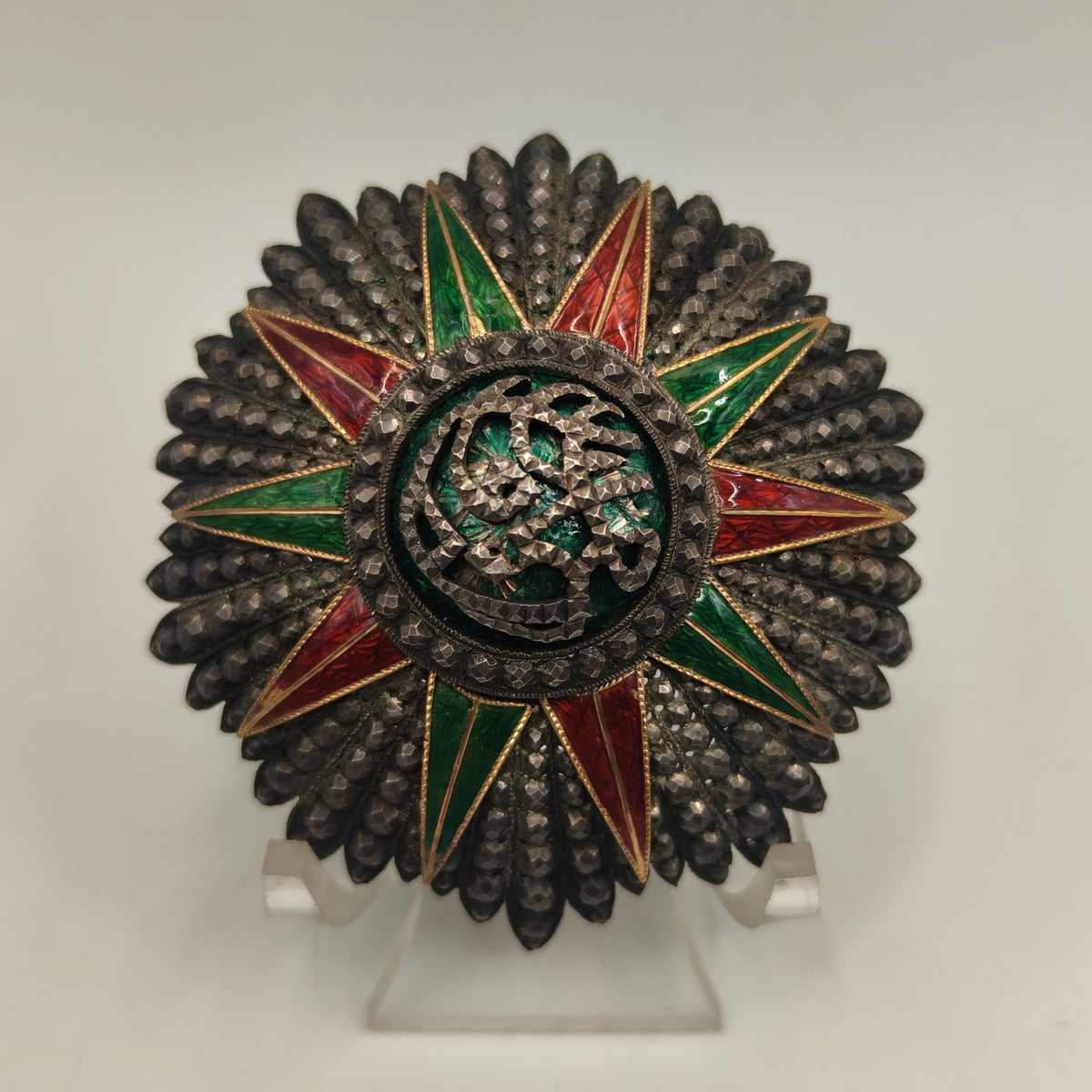 Breast Star, Order of Nichan Iftikhar, Spanish Castells Made. Very Rare Model.