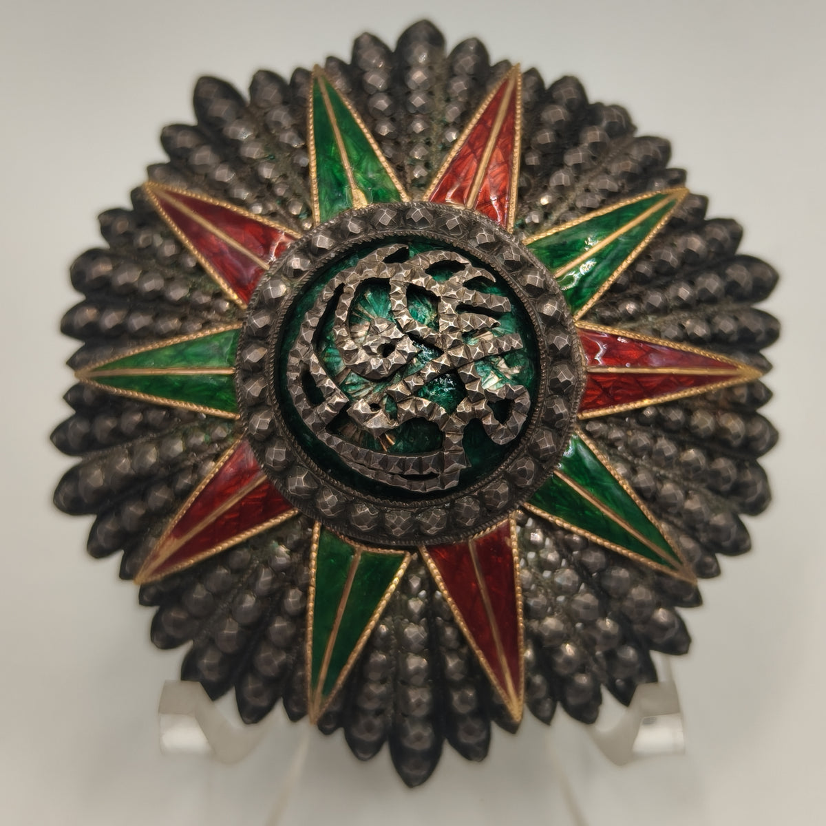 Breast Star, Order of Nichan Iftikhar, Spanish Castells Made. Very Rare Model.