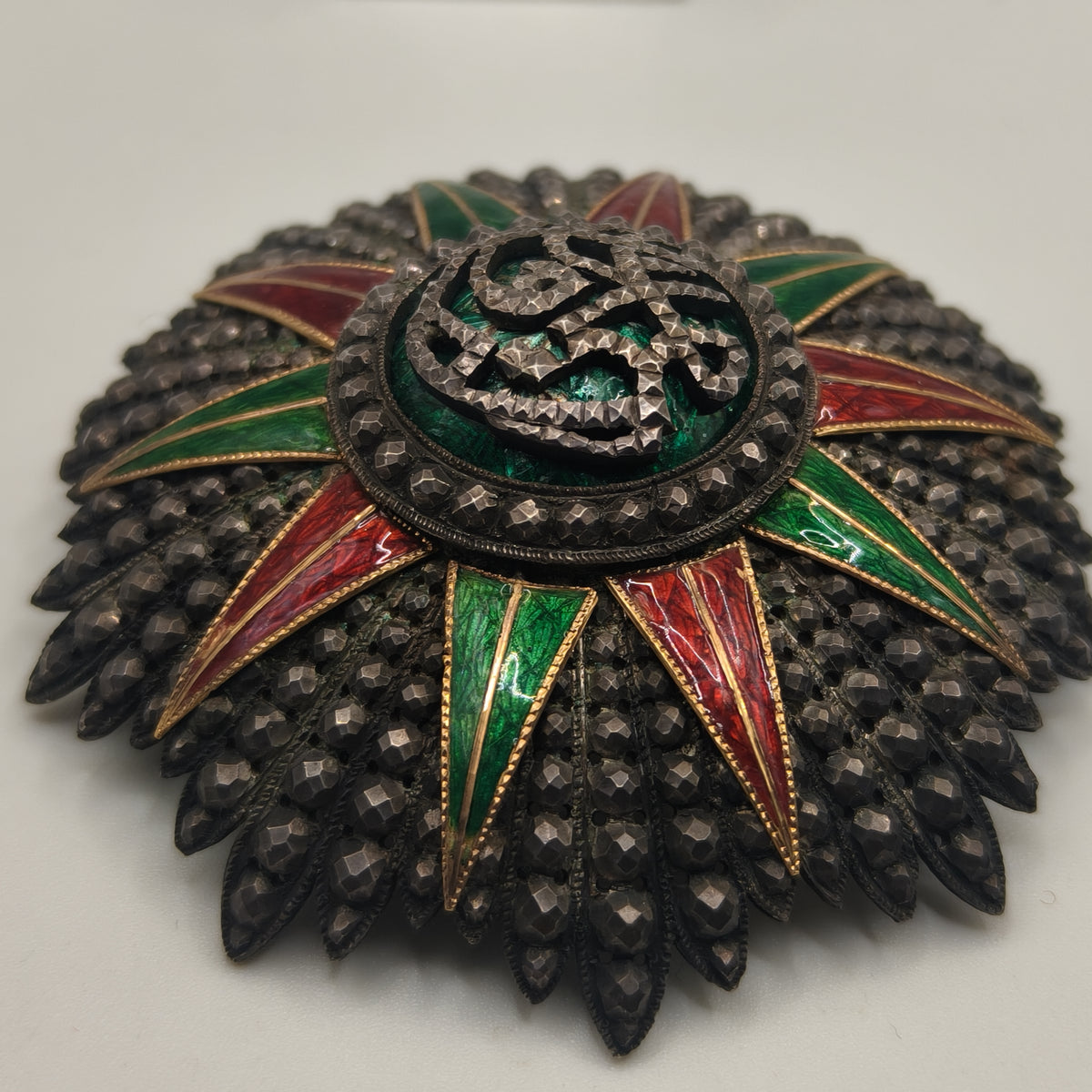 Breast Star, Order of Nichan Iftikhar, Spanish Castells Made. Very Rare Model.