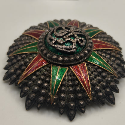 Breast Star, Order of Nichan Iftikhar, Spanish Castells Made. Very Rare Model.