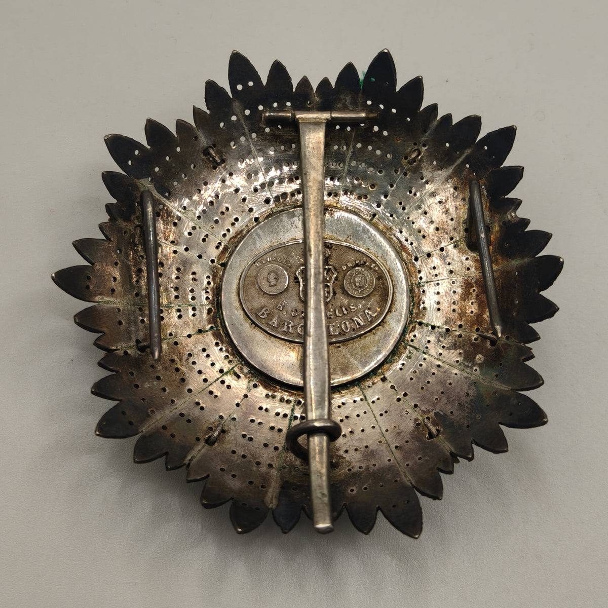 Breast Star, Order of Nichan Iftikhar, Spanish Castells Made. Very Rare Model.