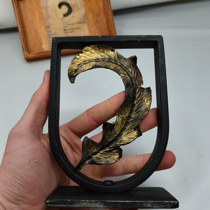 Placa regimental. 91 división jäger de la wehrmacht