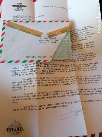 Brief ehemaliger Luftfahrtkombattanten der Republik 