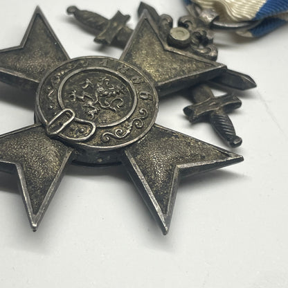 Cruz de bavaria al merito militar 2 clase con espadas WW1
