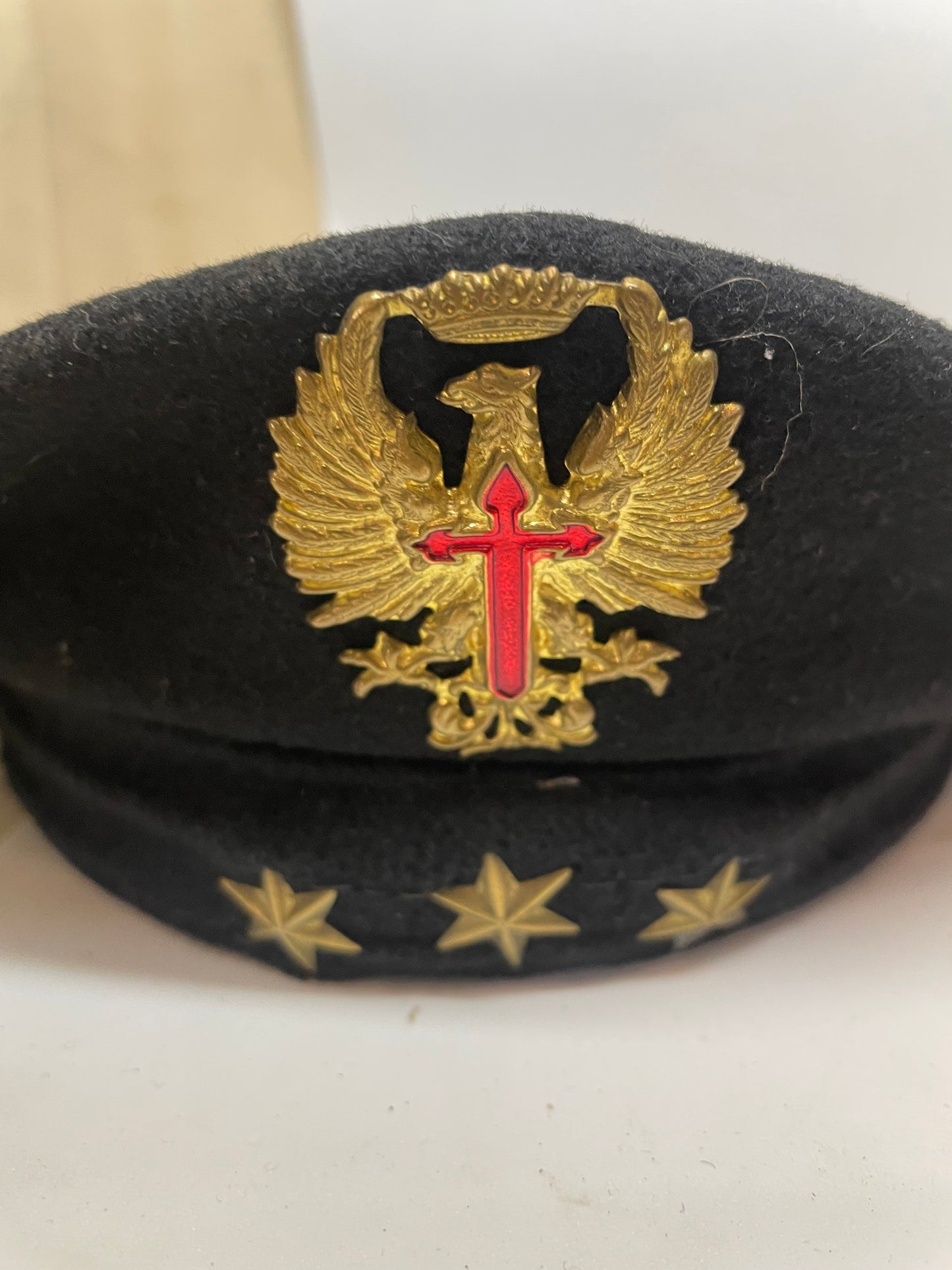 Gorro Capitan Tanquista División Acorazada Época Franco