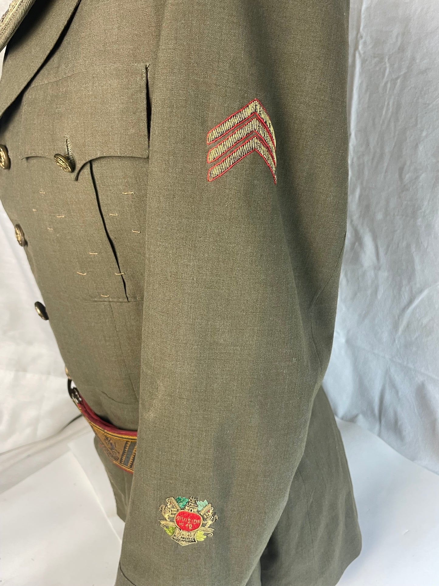 Uniforme de general de división. Epoca franco.