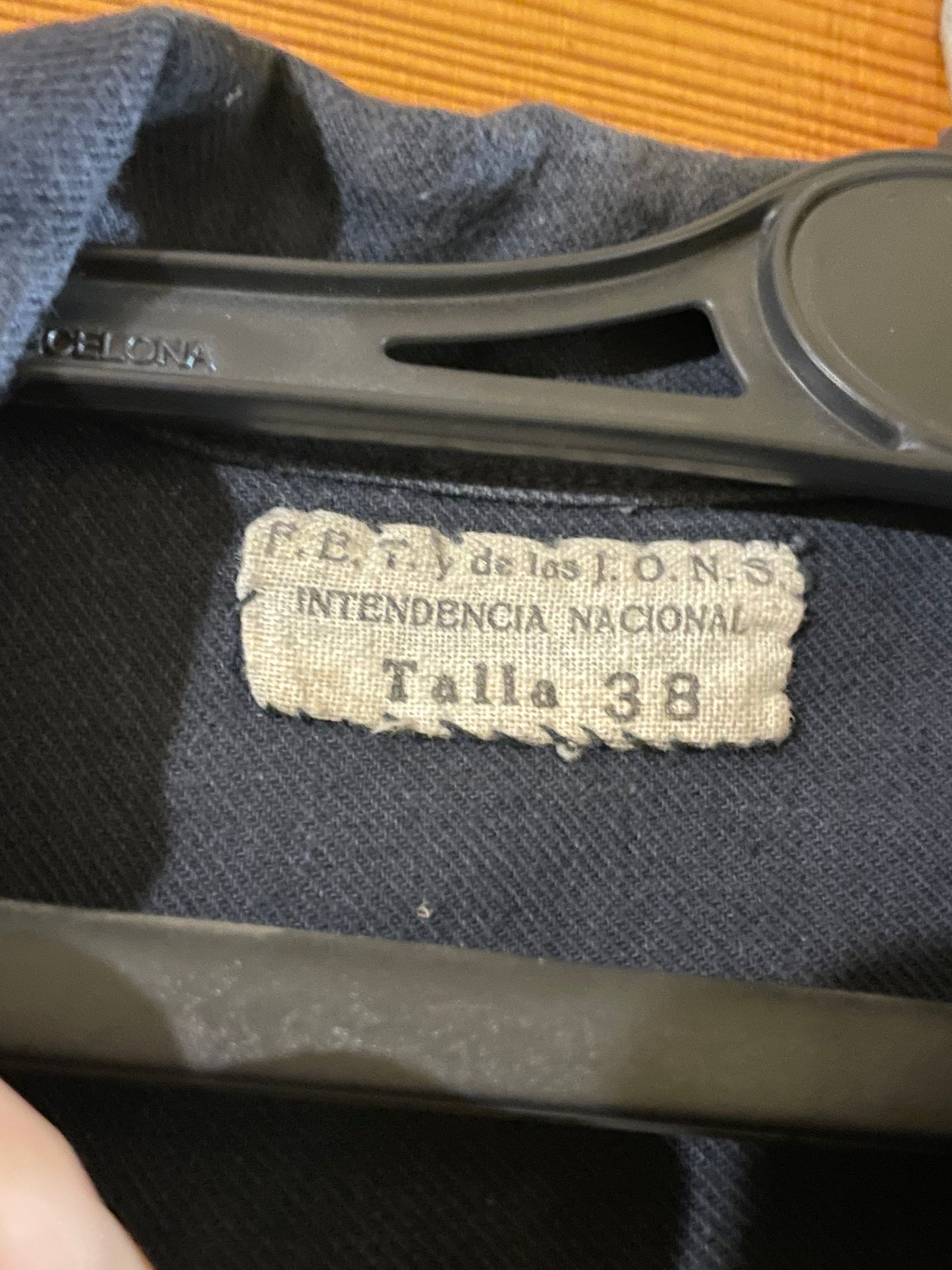 camisa azul de falange