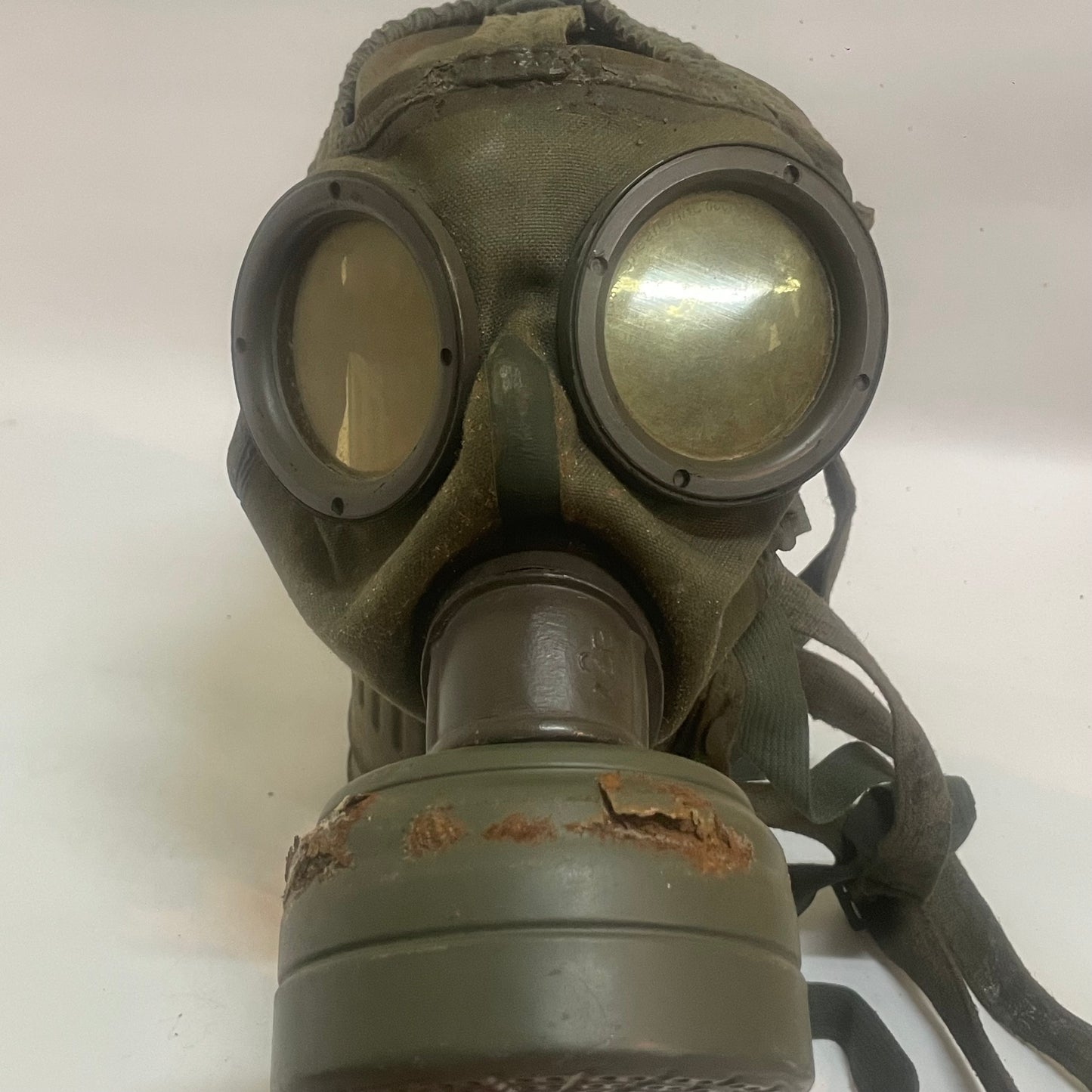 Máscara de gas alemana 2 guerra mundial