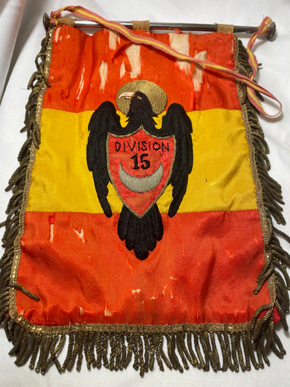 Bandera 15 División Guerra Civil España Bando Sublevado