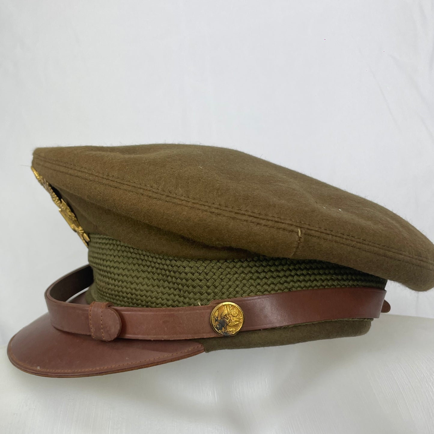 US Army Air Corps Officer’s Winter Visor Cap. WW2