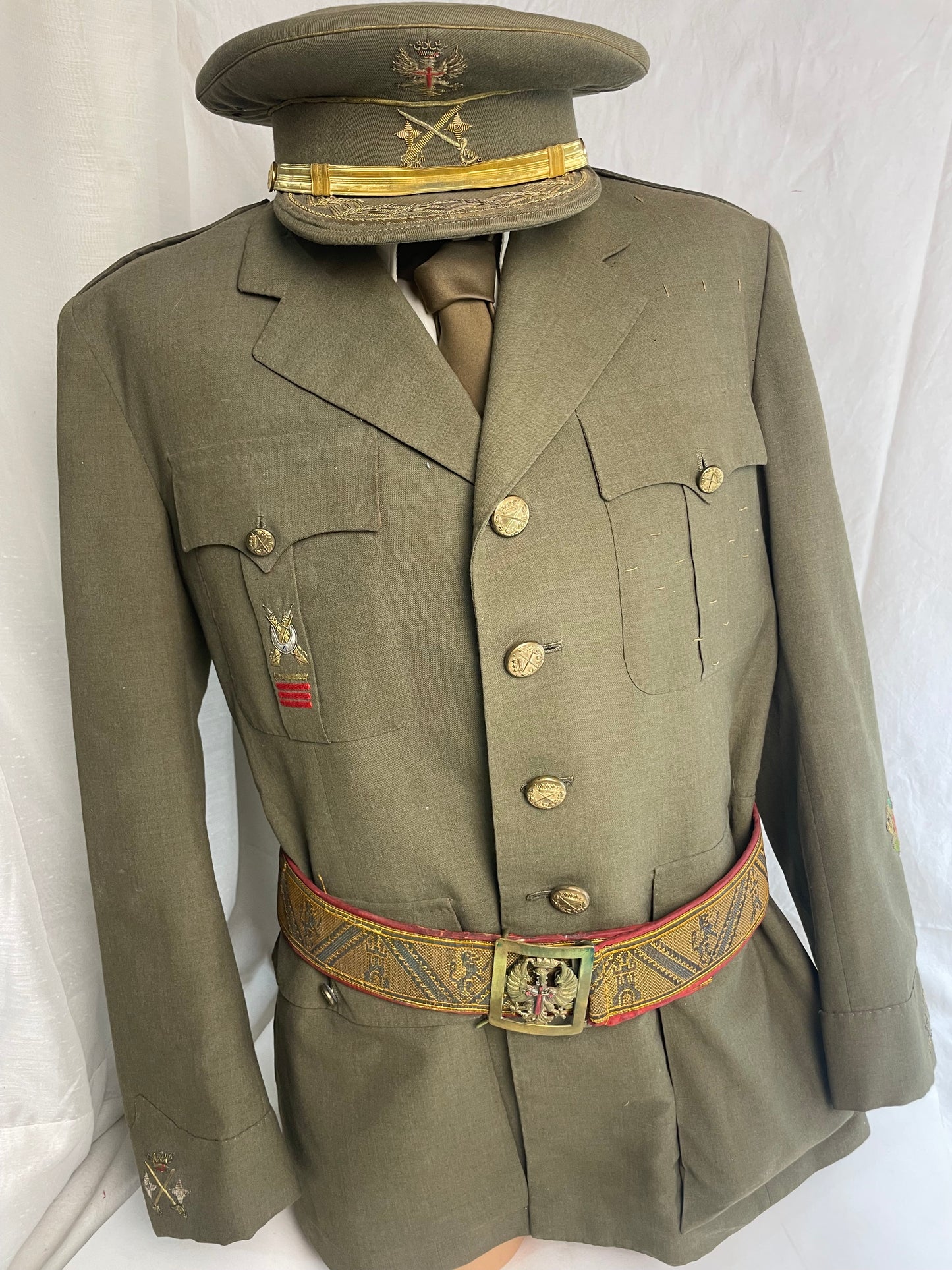 Uniforme de general de división. Epoca franco.
