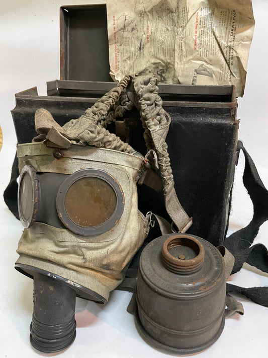 Máscara de gas francesa 2 Guerra mundial