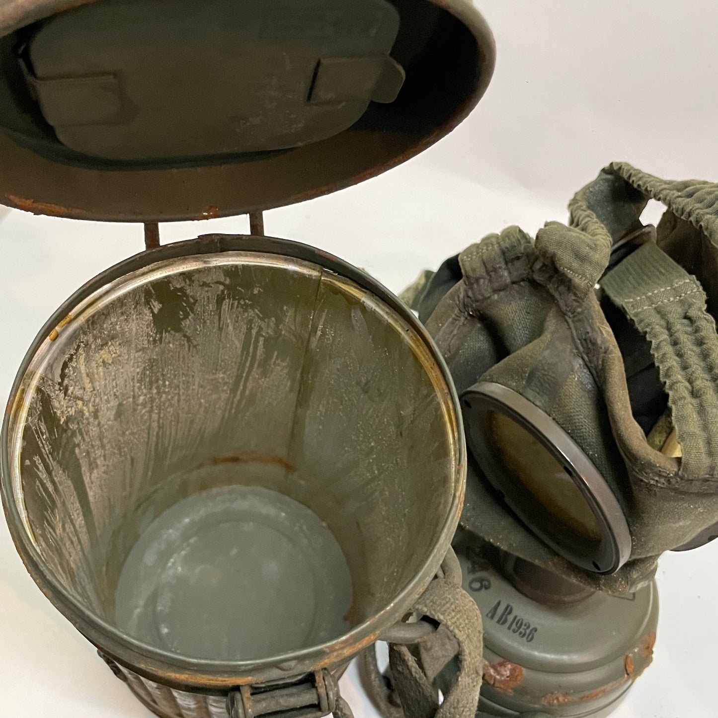 Máscara de gas alemana 2 guerra mundial