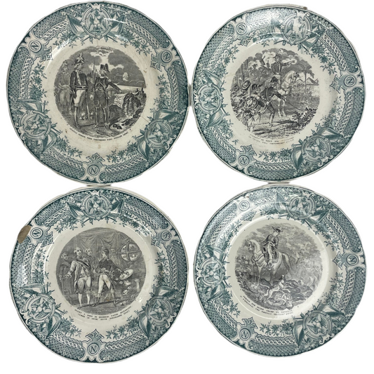 4 plates set from napoleon bonaparte 1920