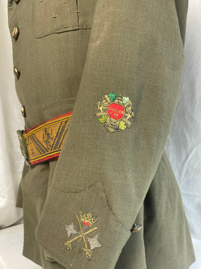 Uniforme de general de división. Epoca franco.