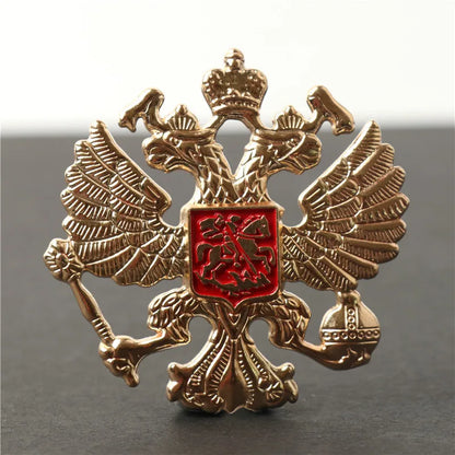 Pin de estrella roja FSB de la Segunda Guerra Mundial, URSS, CCCP soviético, Rusia, insignia de la guardia rusa, emblema de águila Imperial, medalla de Honor de Lenin, broche colgante 