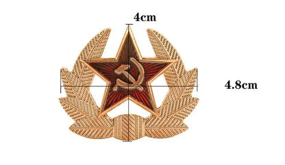 Pin de estrella roja FSB de la Segunda Guerra Mundial, URSS, CCCP soviético, Rusia, insignia de la guardia rusa, emblema de águila Imperial, medalla de Honor de Lenin, broche colgante 