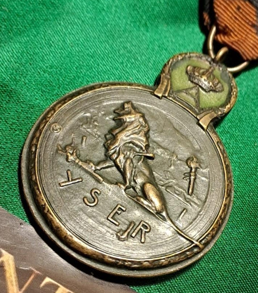 Yser Belgium campaign medal 1914