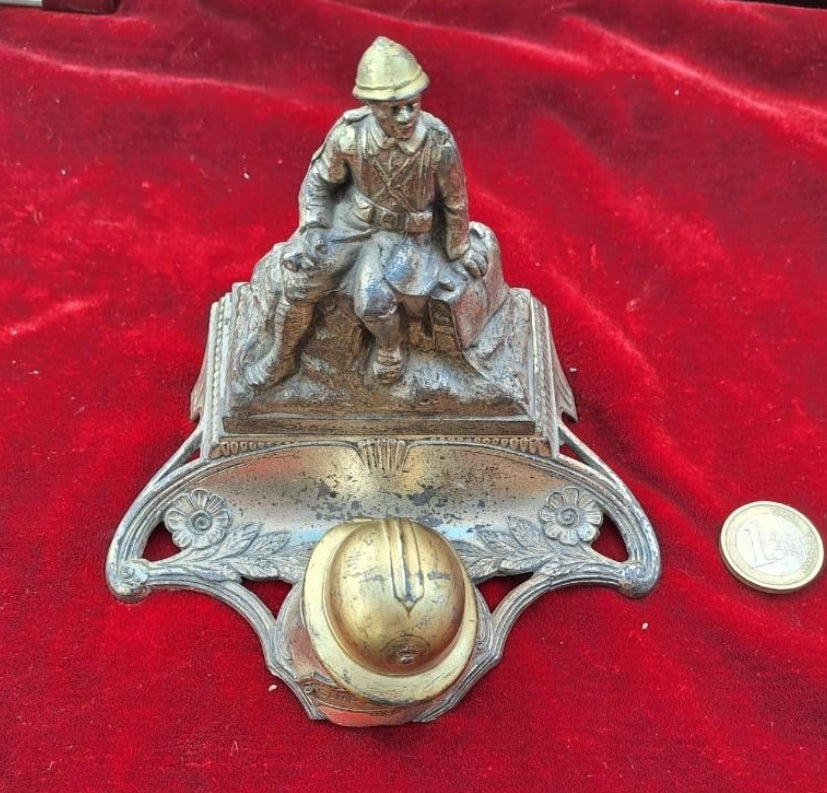 French military inkwell 1st war