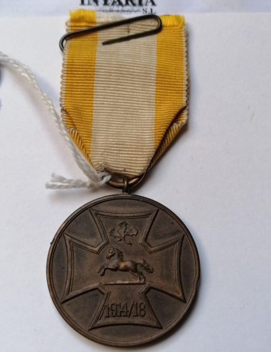Hannover Medal 1914 to 18
