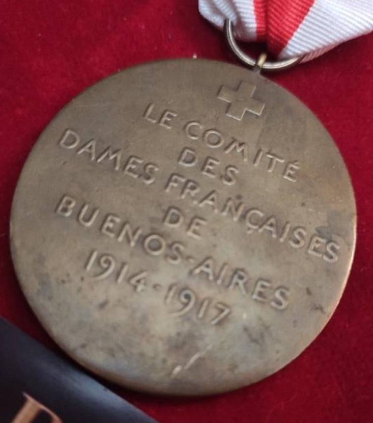 Medalla del Comité Francés de la Cruz Roja en Argentina