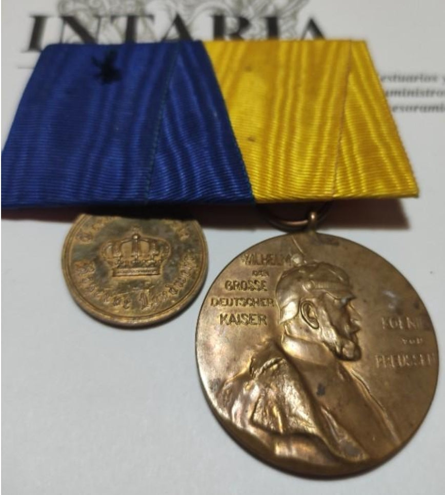 Preußische 2-Medaillennadel