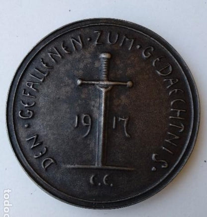 Medal of tribute to the fallen 1917.
