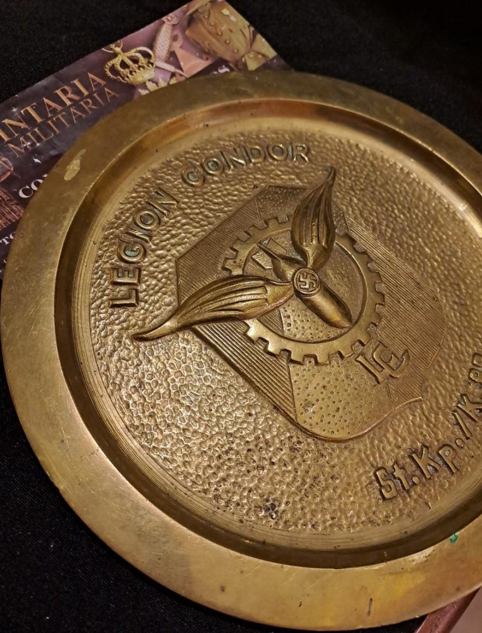 Condor Legion bronze plate