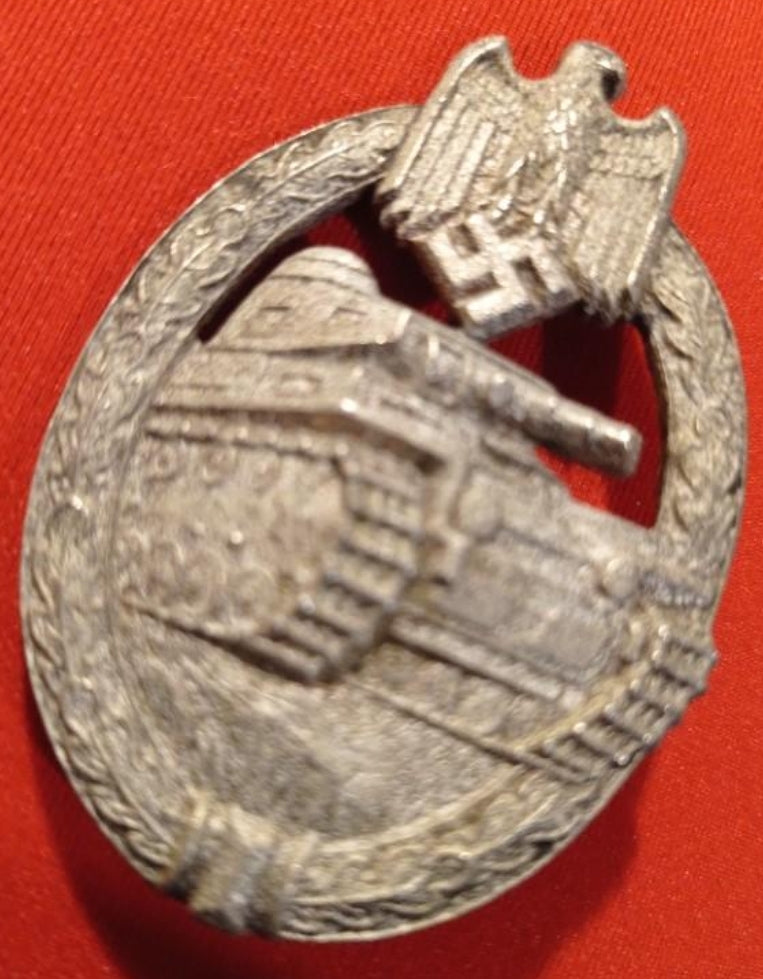 Panzer badge in silver category