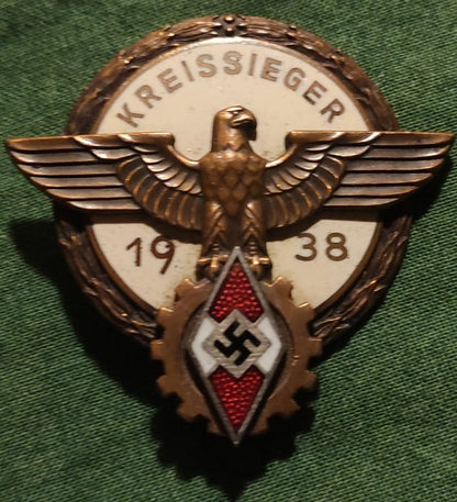 Insignia Kreissieger de las Juventudes Hitlerianas 