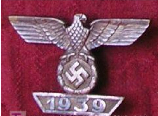 Deutsches Eisernes Kreuz des Zweiten Weltkriegs, Wiederholungsspange, 1. Klasse, 1939.