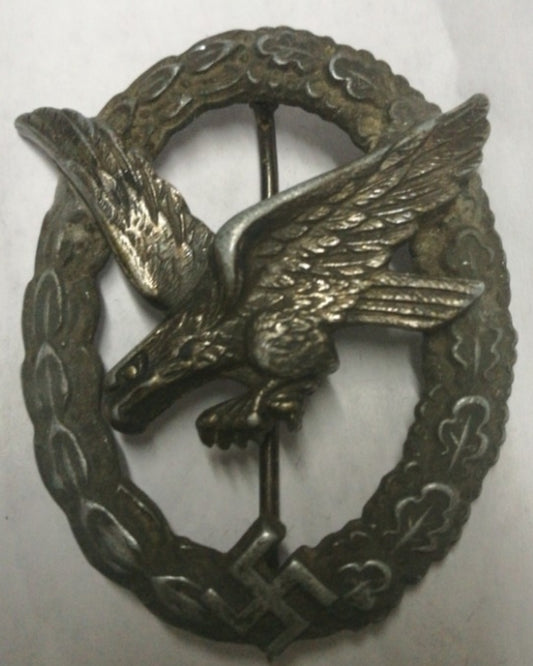 Insignia de radiotelegrafista de la Luftwaffe ametralladora alemana