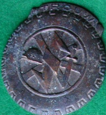 NSKK-Abzeichen der niederländischen Freiwilligen an der russischen Front. Bronze-Kategorie. Zweiter Weltkrieg. 