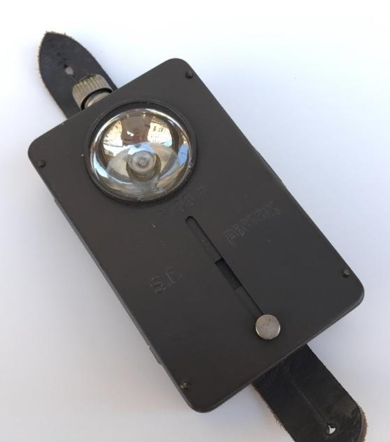 German portable flashlight from World War II.
