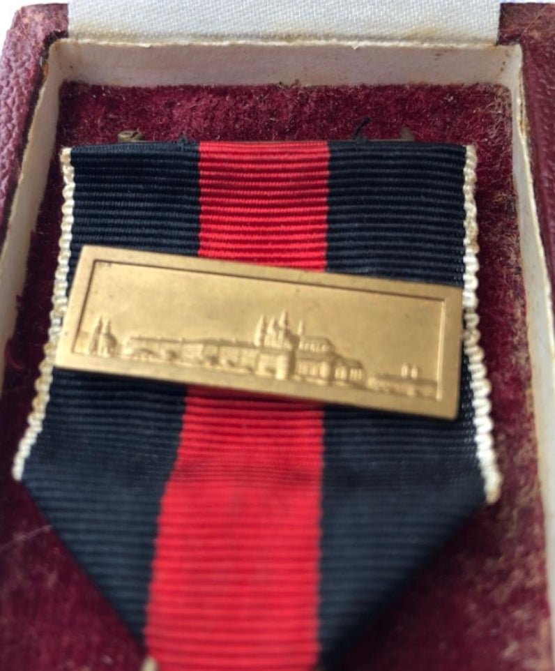 Sudeten medal with Prague pin