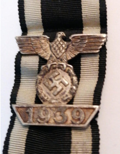 Pin repetido de 1939 para la Cruz de Hierro de la Segunda Guerra Mundial de Prusia en Alemania