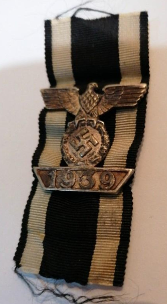 Pin repetido de 1939 para la Cruz de Hierro de la Segunda Guerra Mundial de Prusia en Alemania