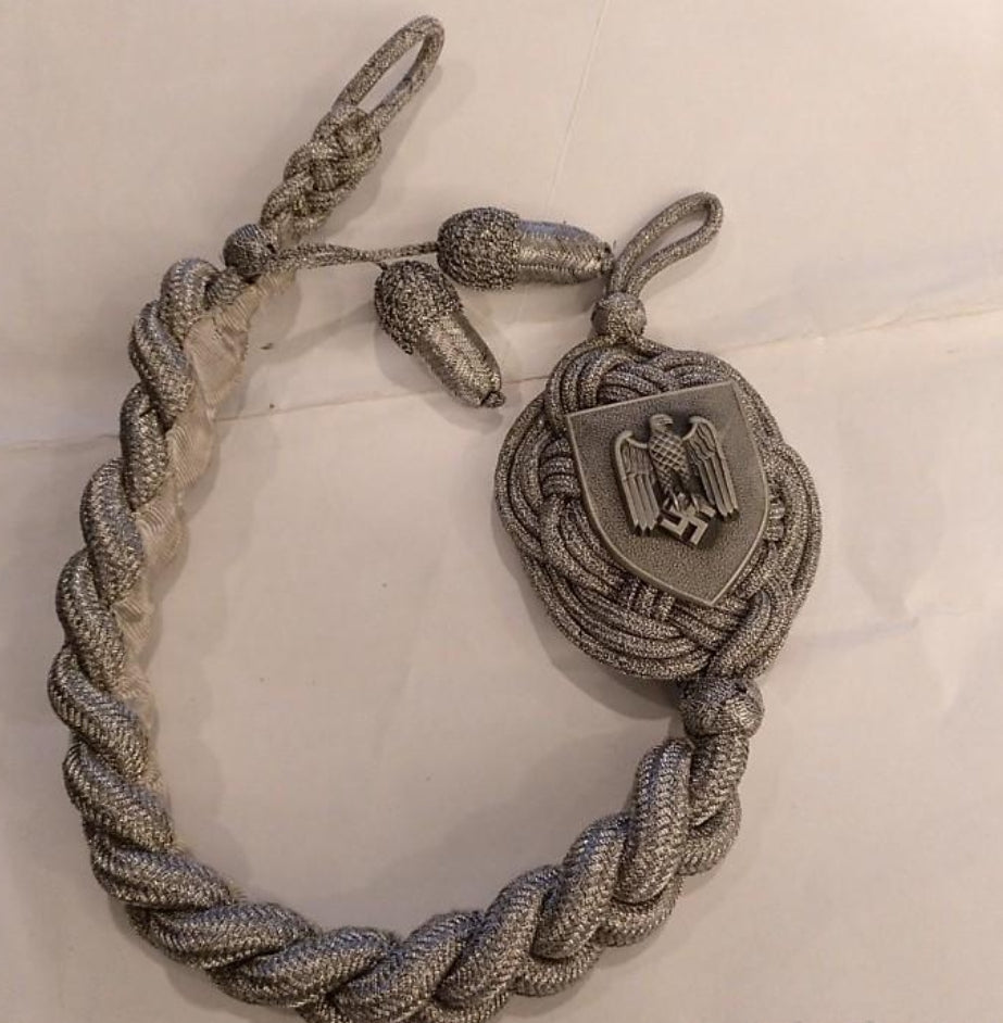 Cordón de fusilero extinto de la Wehrmacht. 