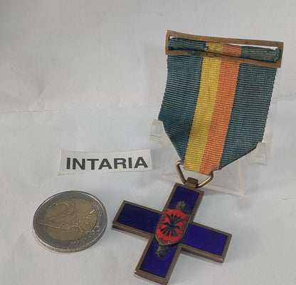Cruz de flecha roja. Voluntarios italianos. Guerra civil 