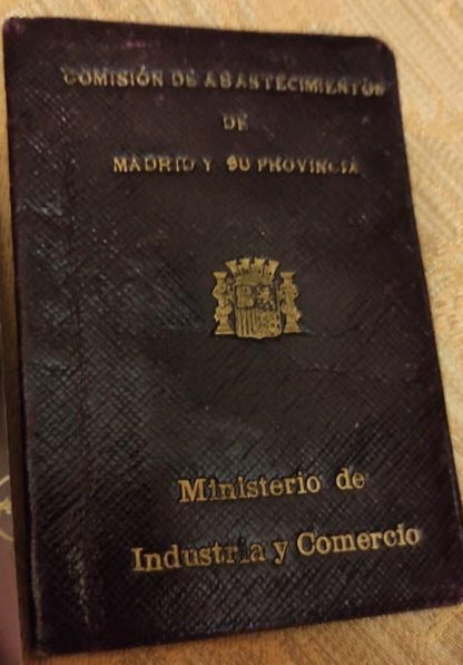 Versorgungskarte der Republik Madrid 