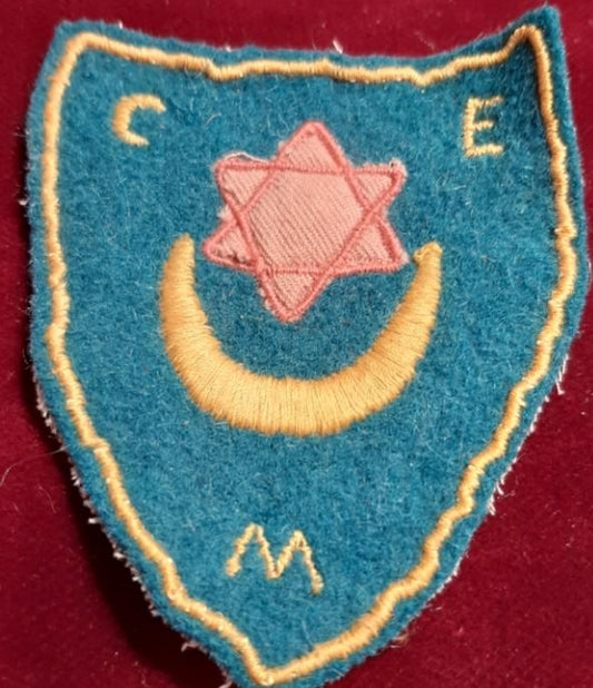 Patch of a civil war nomadic troop division