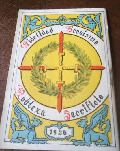 Libro de propaganda nacional del Alcázar de Toledo 