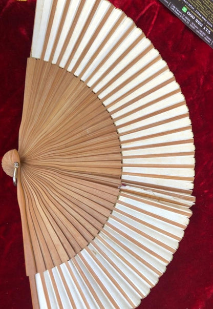 Hand-painted fan with Alfonso XIII