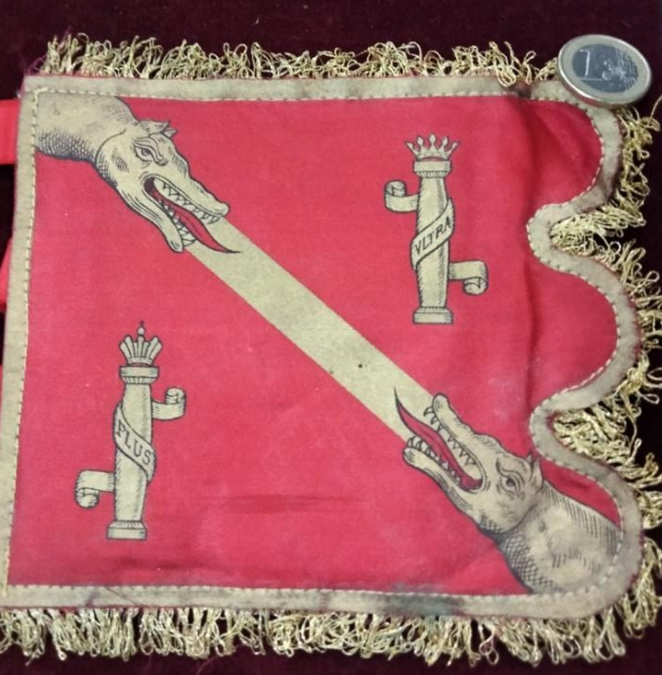 Table pennant of the guard of his excellency of his generalissimo