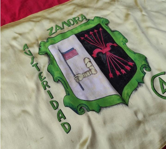 Flag of a division of the OJE of Zamora