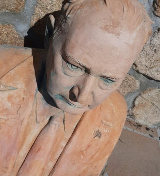 Terracotta bust of delegate of Excautivos de Vizcaya