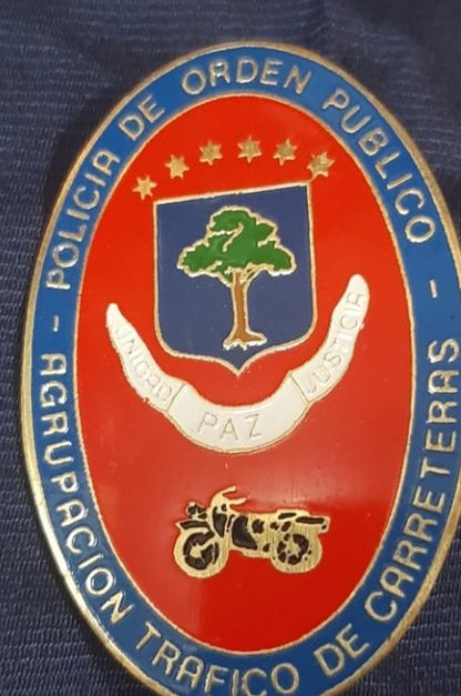 Placa de policía de Guinea Ecuatorial 