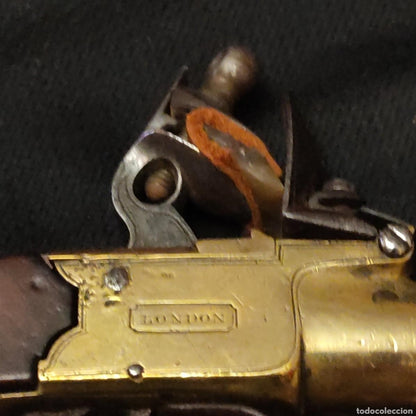 English flintlock pistol 18th century