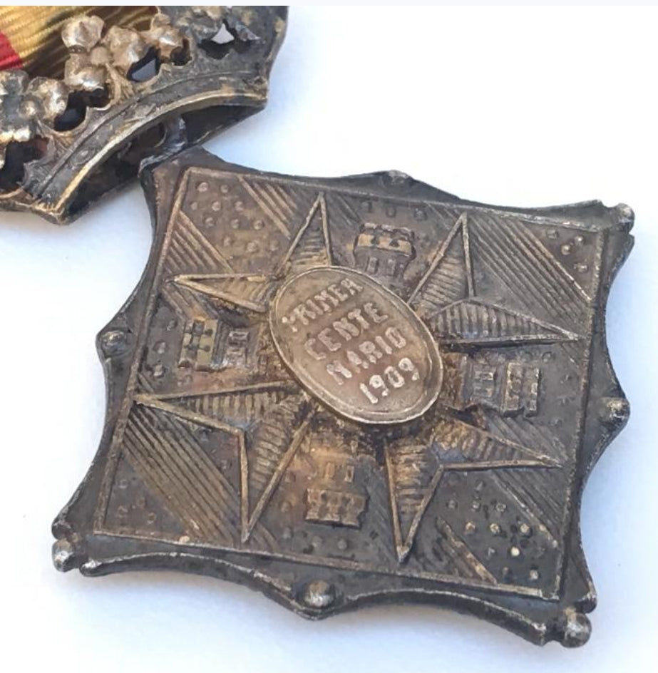 Medaille zum 100. Jahrestag der Schlacht von Gerona. Kategorie Silber.